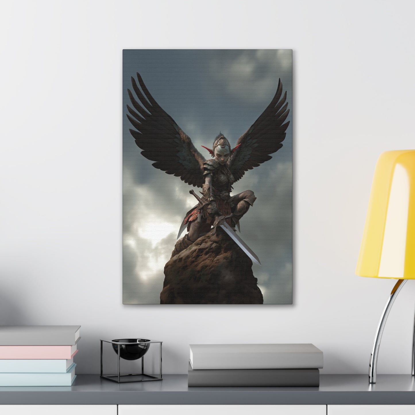 "Goblin Harpy Queens Guard" Canvas Stretched, 0.75" - Print