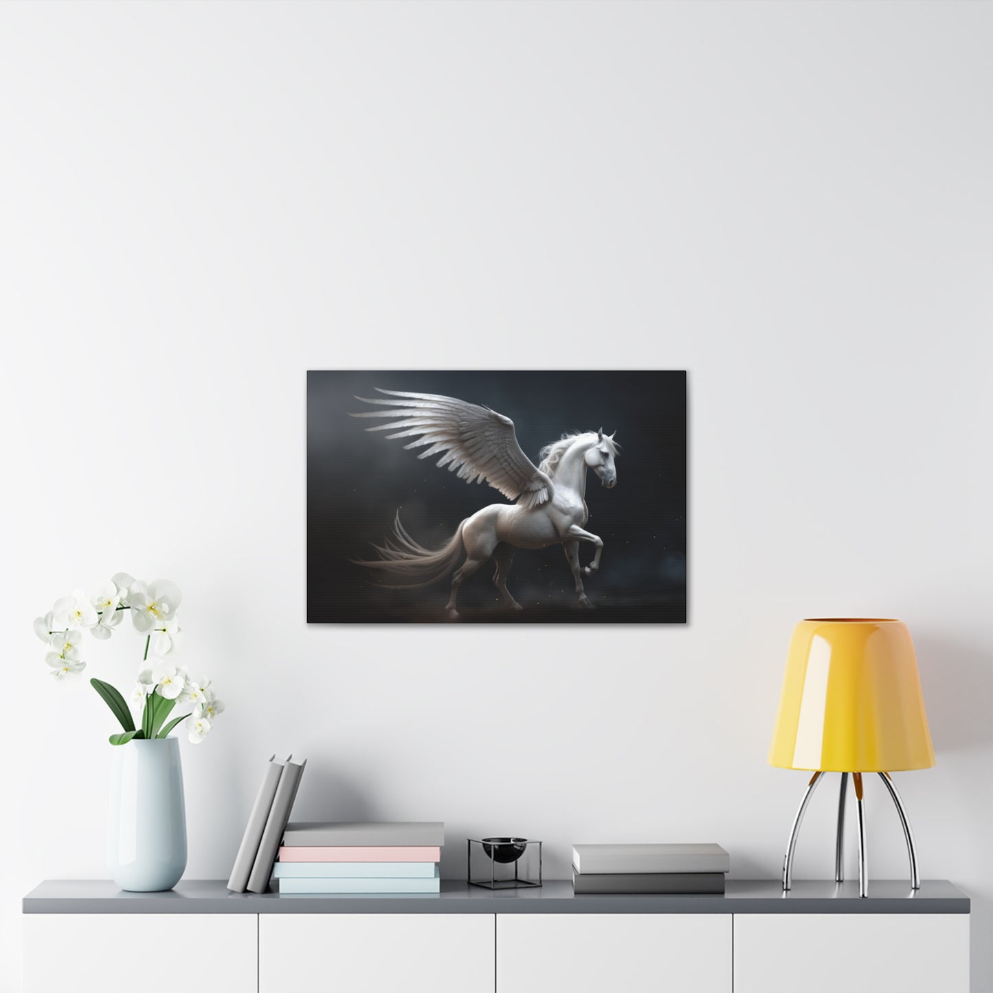 "Ethereal Pegasus"  Canvas Stretched, 0.75" - Print