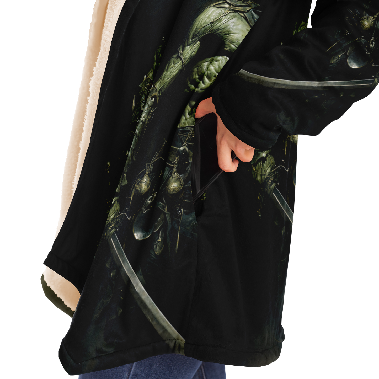 Dark Elf (The Damned) Microfleece Cloak