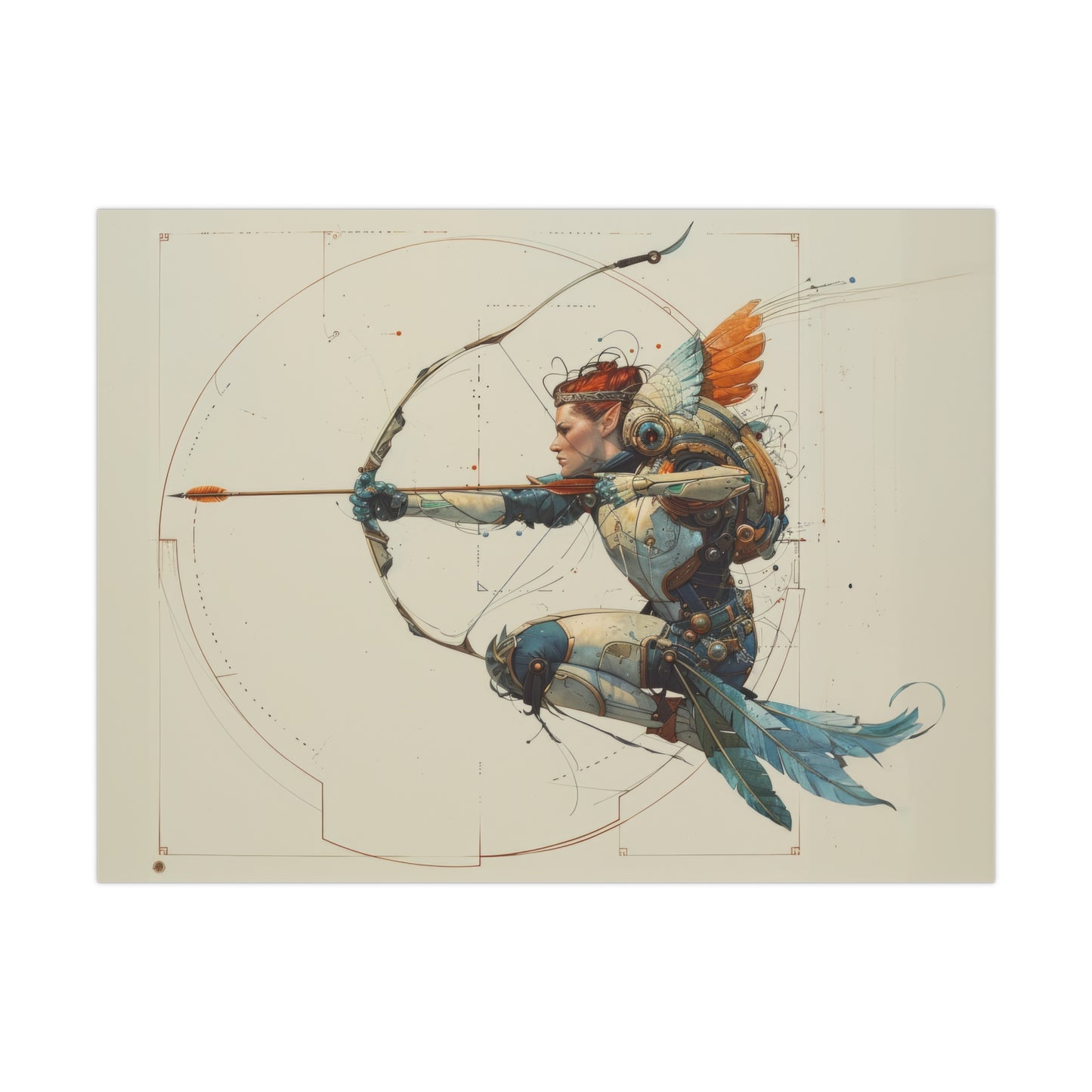 "Skyborne Archer" Poster - Print