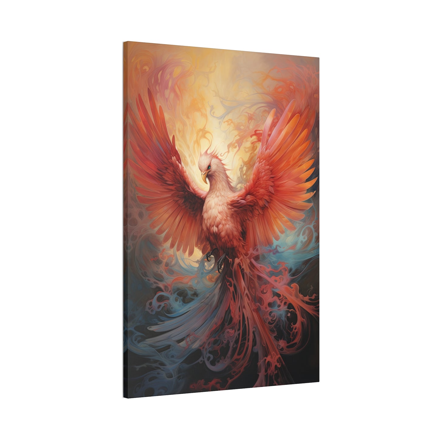 "Fluid Phoenix Dreaming" Canvas Stretched, 0.75" - Print