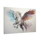 "Aqua Fire Pegasus"  Canvas Stretched, 0.75" - Print