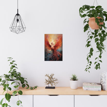 "Fluid Phoenix Dreaming" Poster - Print