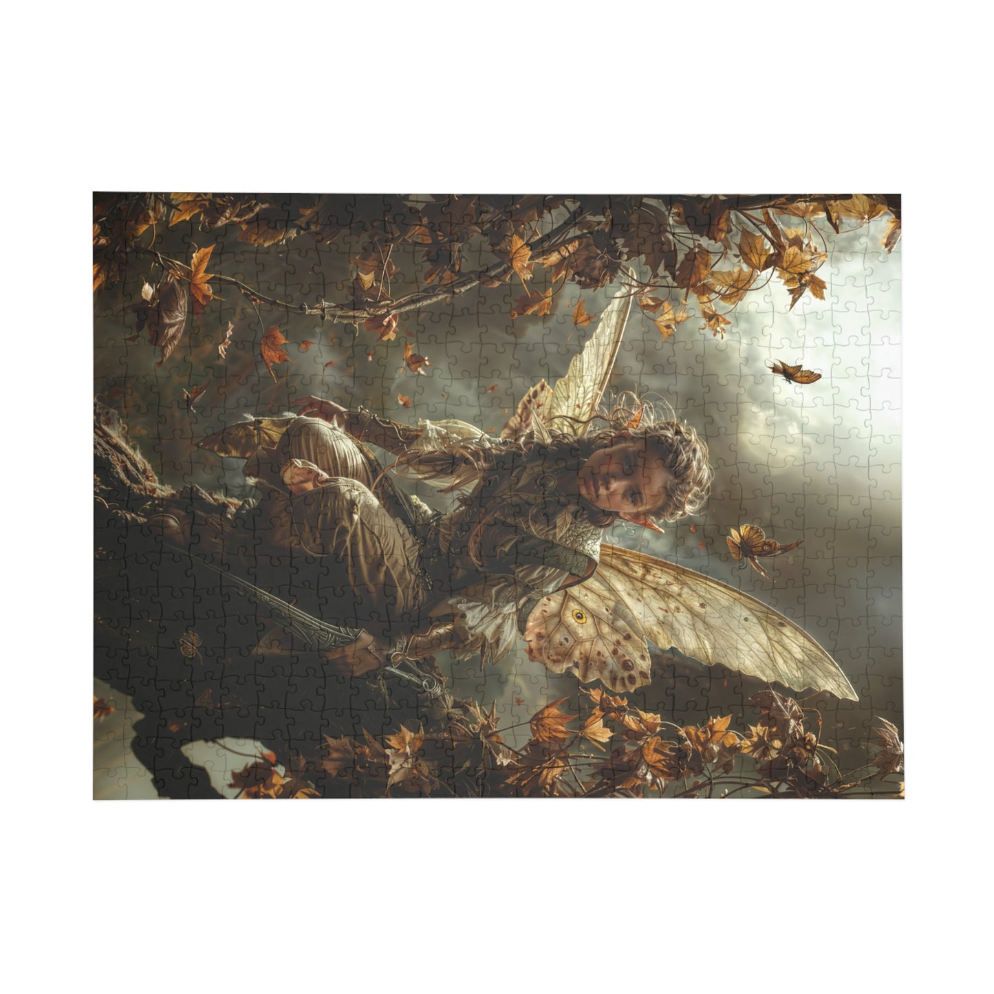 "Autumns Winged Watcher" Puzzle (500, 1000-Piece)