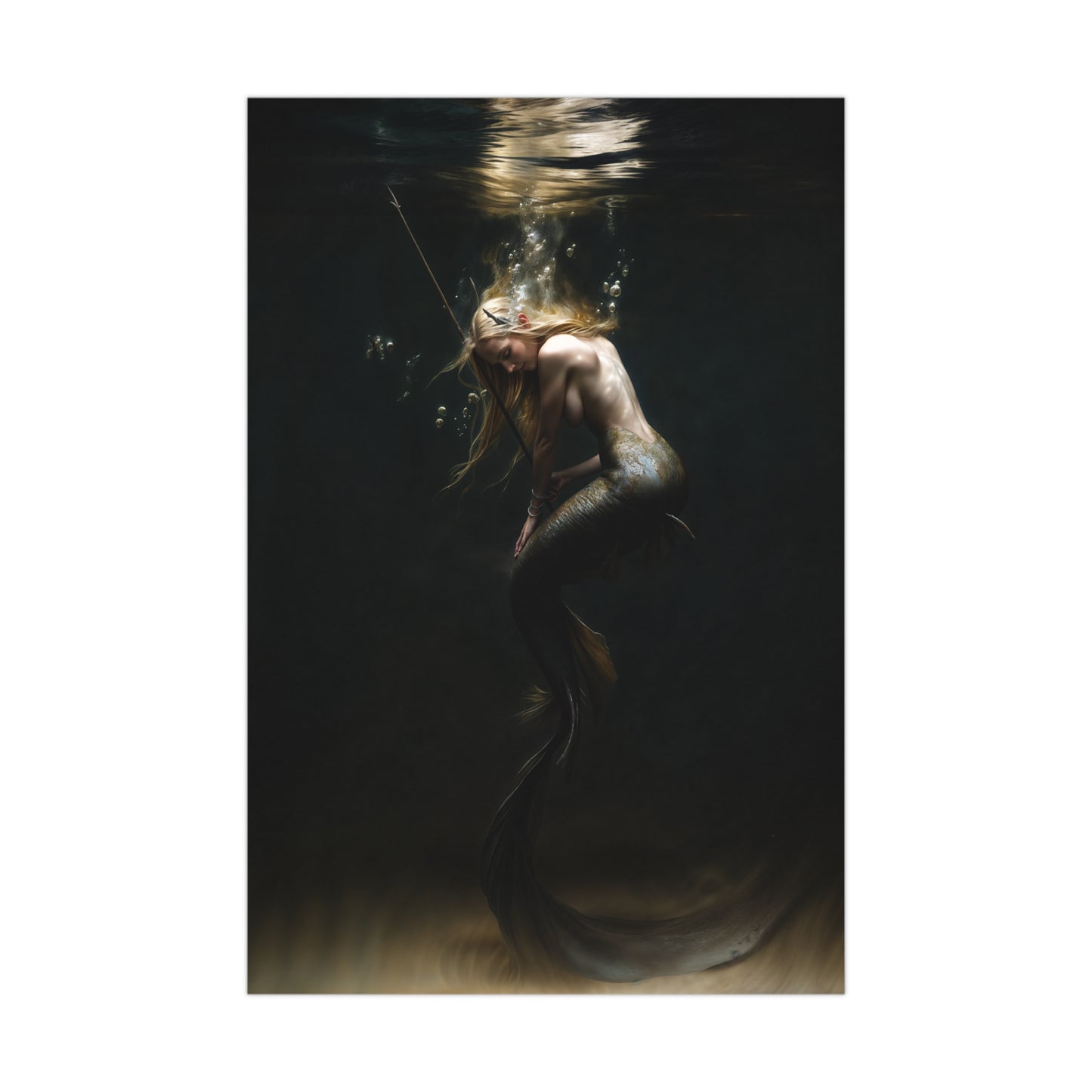 "Spearmaiden of the Deep" Poster - Print