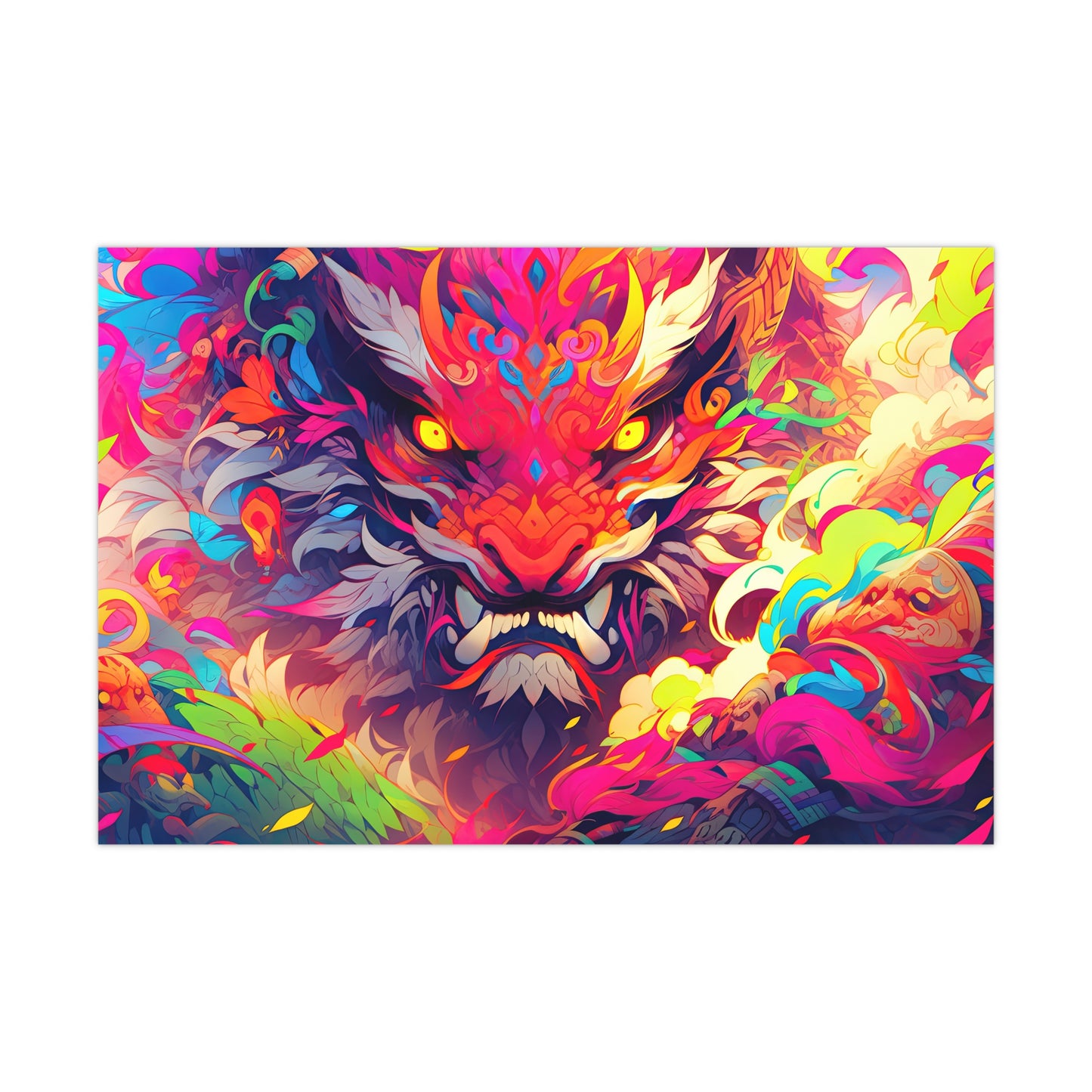 "Oni Tiger" Poster - Print