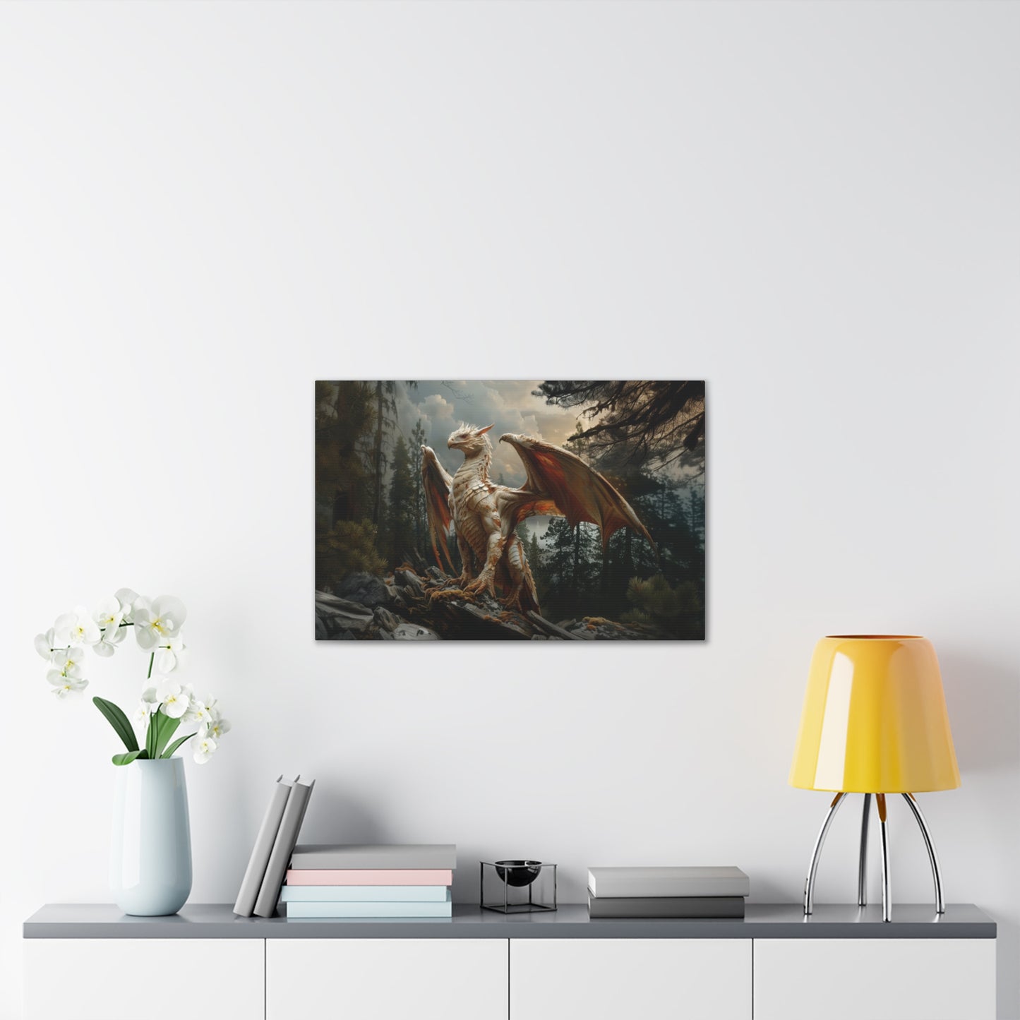 "Forest Drake"  Canvas Stretched, 0.75" - Print