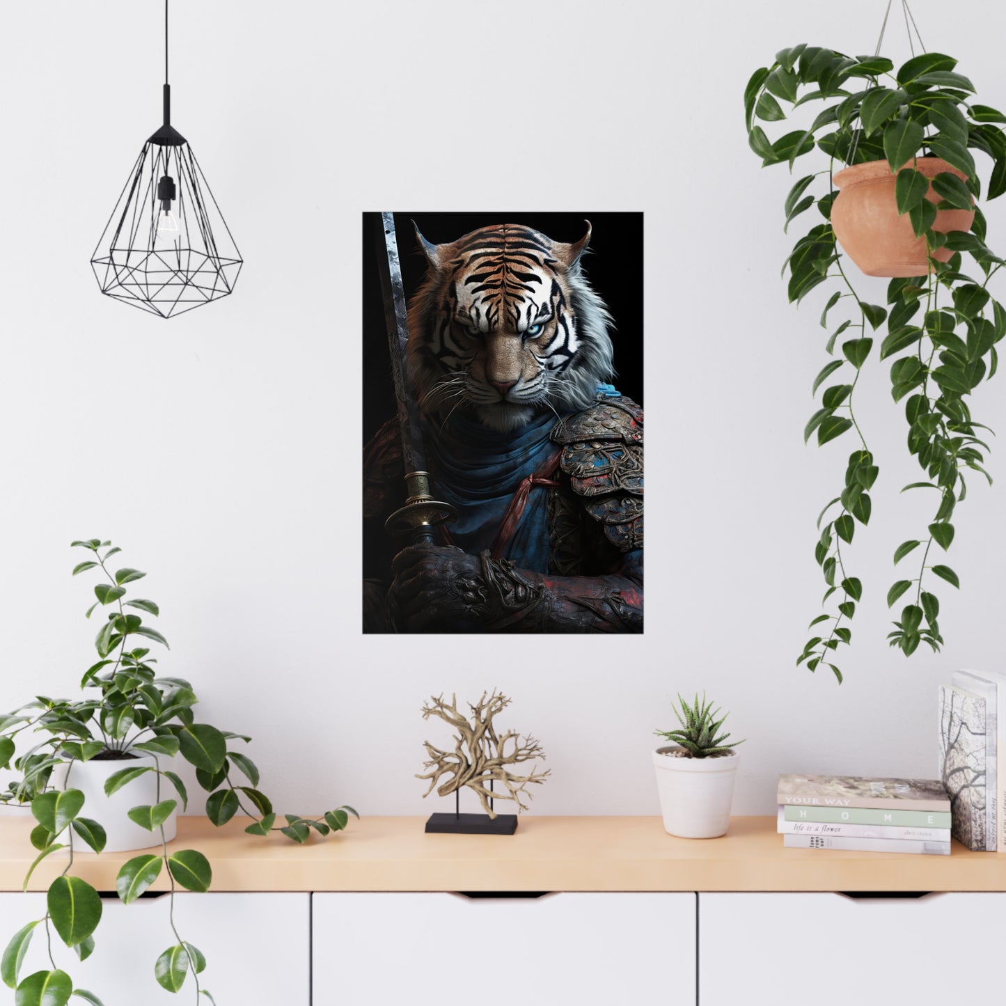 "Tiger Samurai" Poster - Print