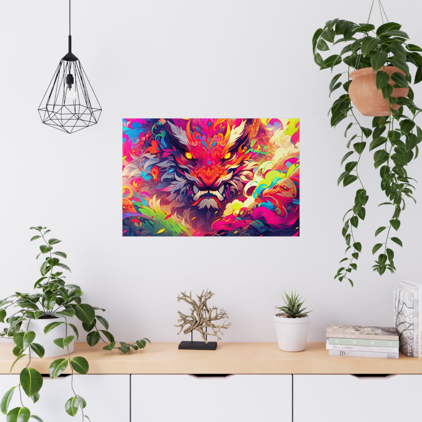 "Oni Tiger" Poster - Print