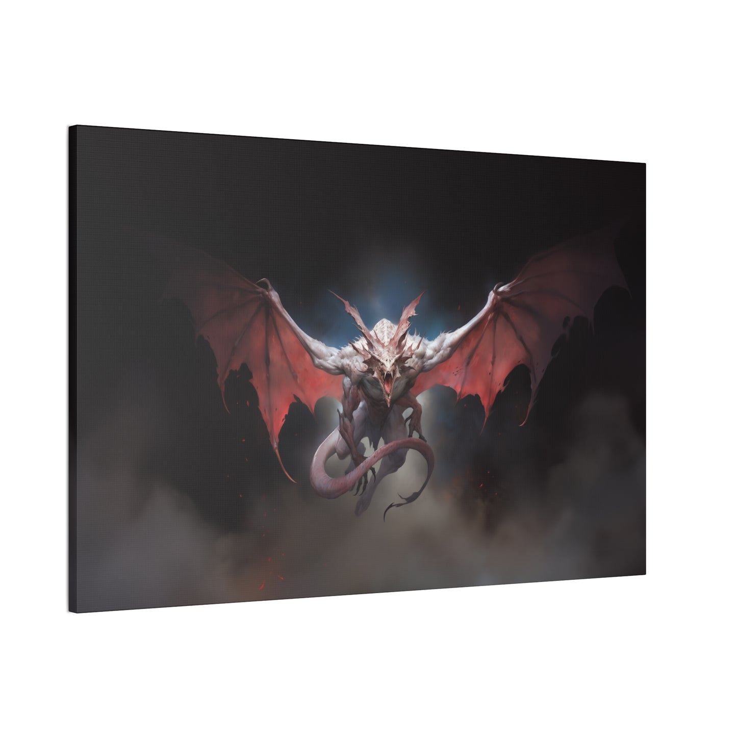 "Winged Nightmare"  Canvas Stretched, 0.75" - Print