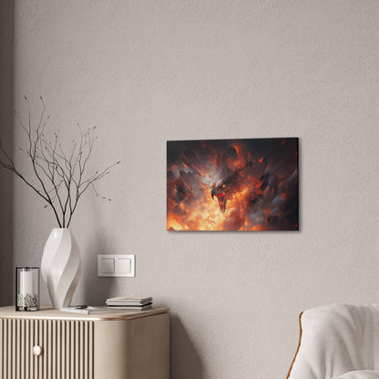 "Phoenix Fury"  Canvas Stretched, 0.75" - Print