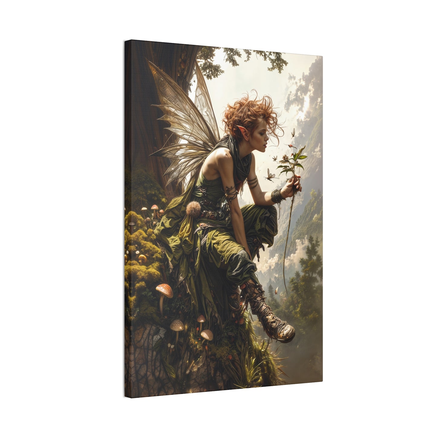 "The Woodland Muse" Canvas Stretched, 0.75" - Print