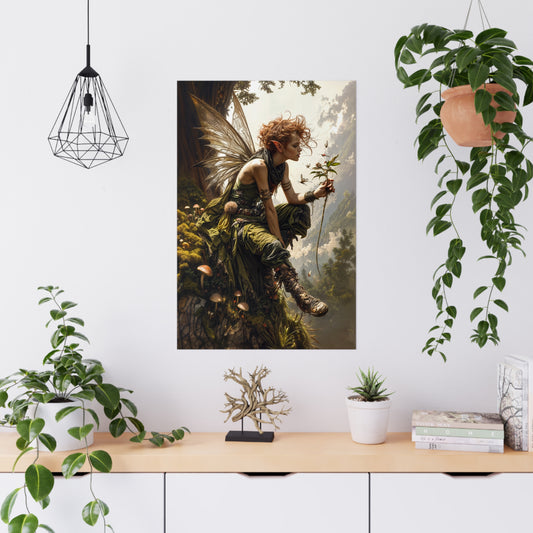 "The Woodland Muse" Poster - Print