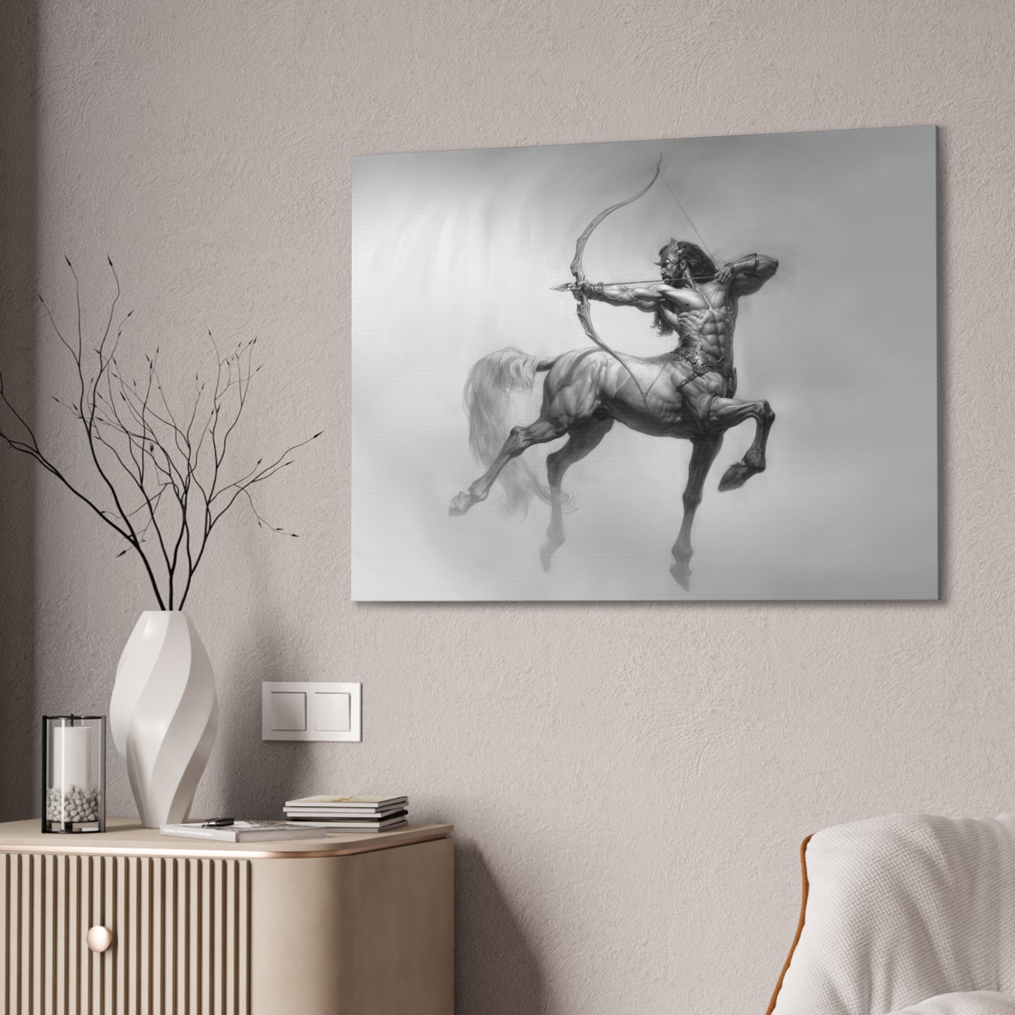 "Centaur Archer"  Canvas Stretched, 0.75" - Print