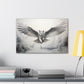 "Snowdrify Owl"  Canvas Stretched, 0.75" - Print