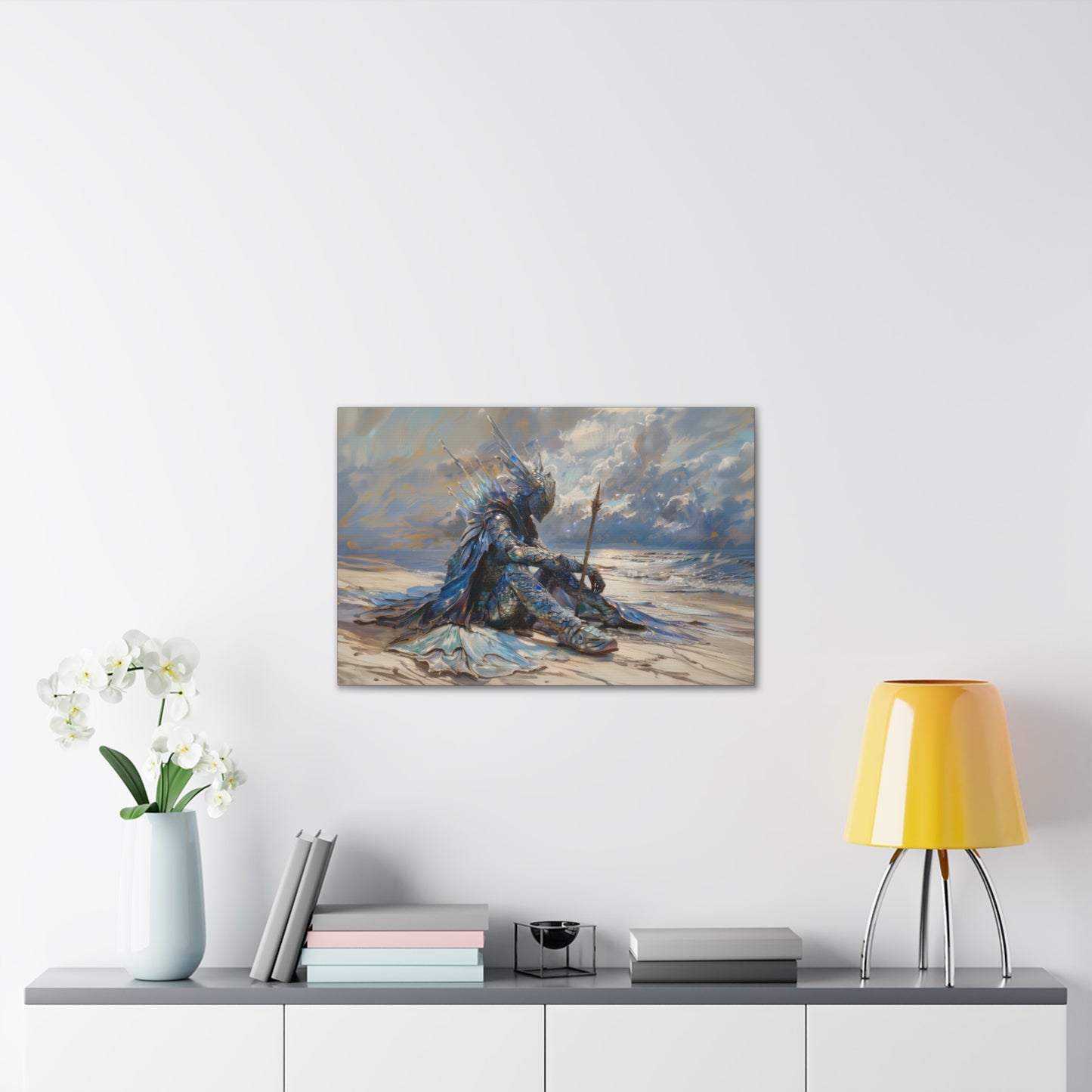 "Atlantean Summoner"  Canvas Stretched, 0.75" - Print