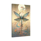 "Zen Dragonfly" Canvas Stretched, 0.75" - Print