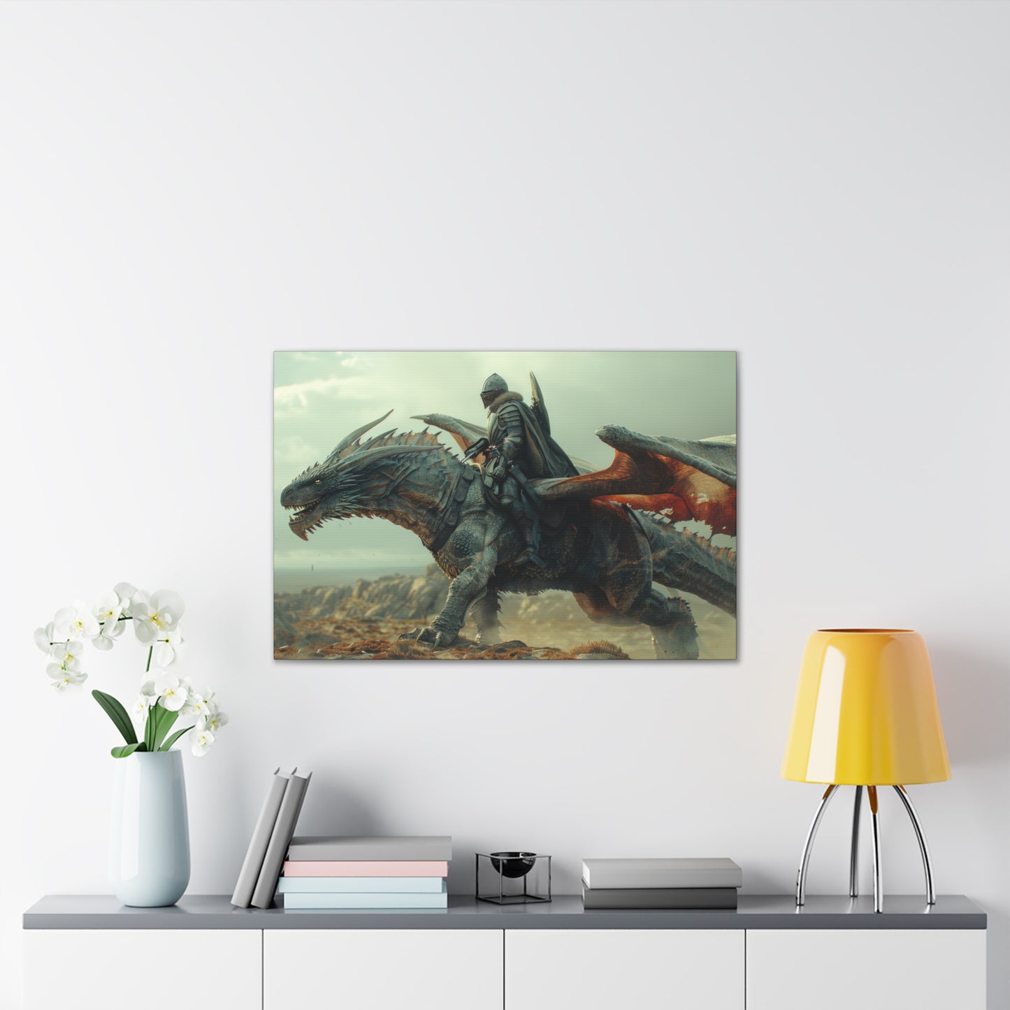 "Dragon Captain"  Canvas Stretched, 0.75" - Print