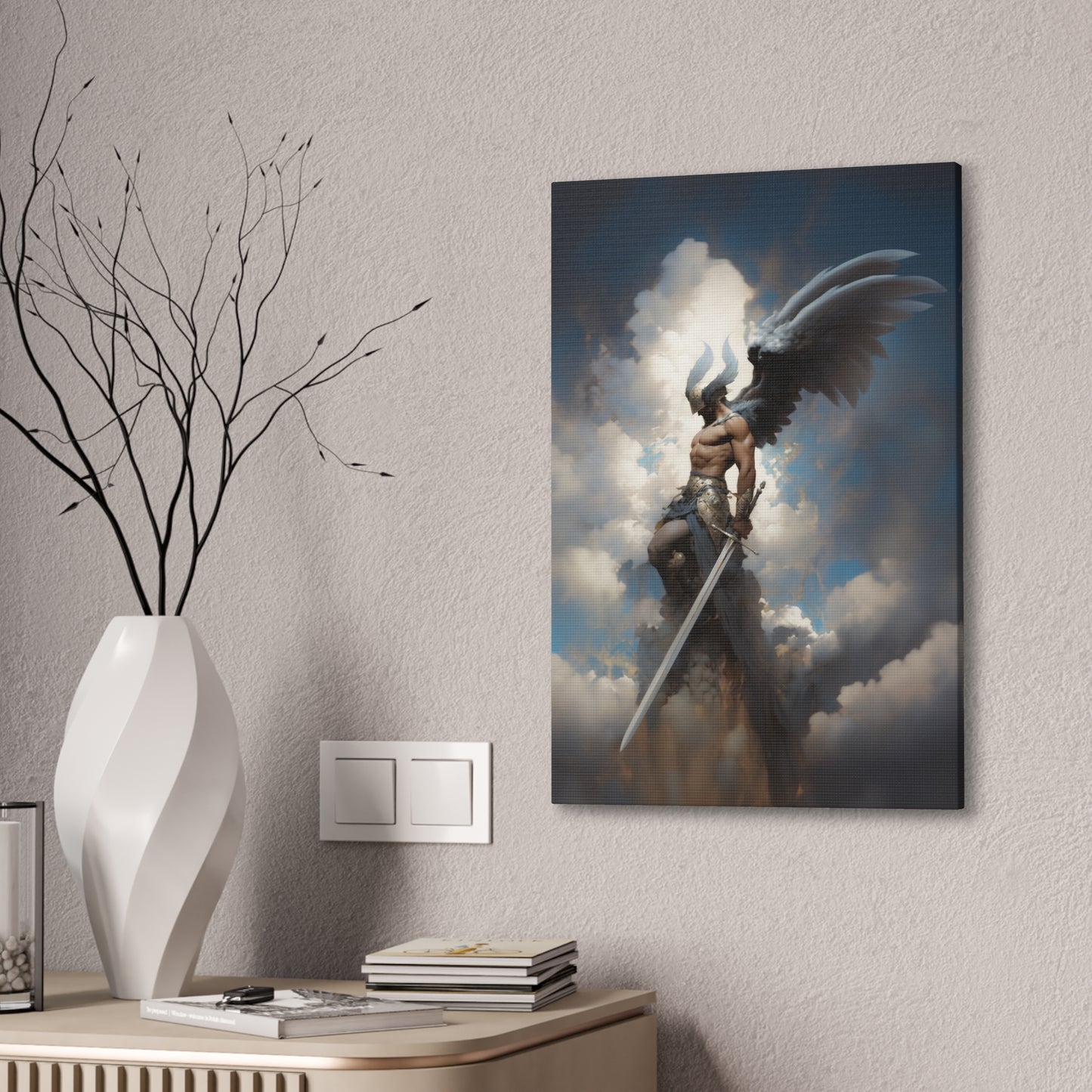 "Celestial Judge" Canvas Stretched, 0.75" - Print