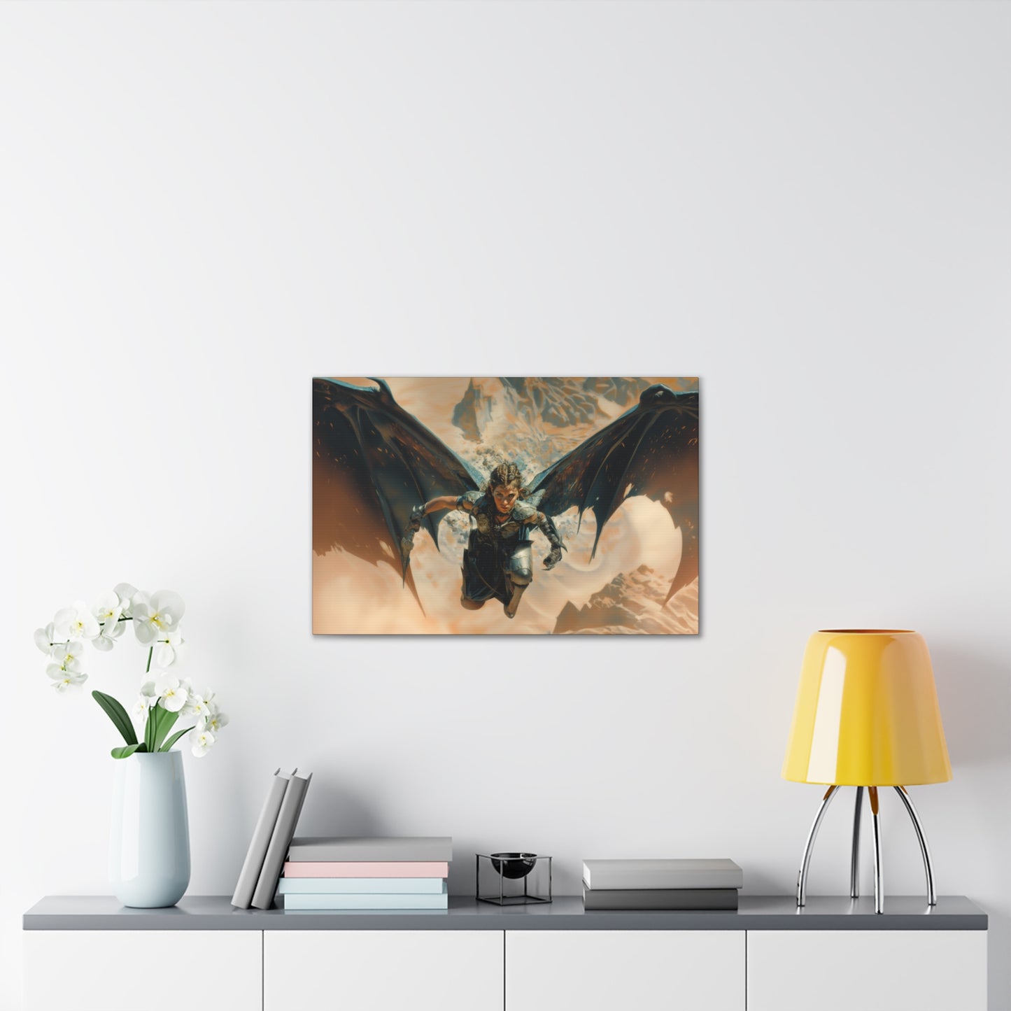 "Winged Revenge"  Canvas Stretched, 0.75" - Print