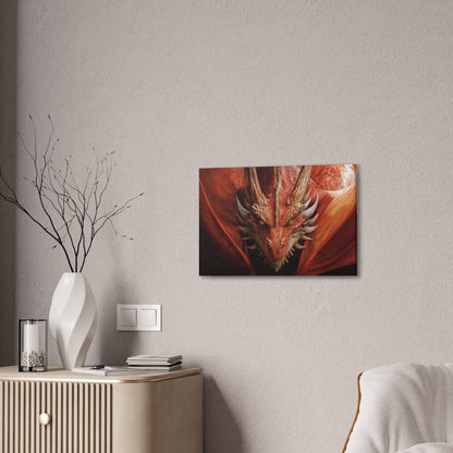 "Fiery Gaze"  Canvas Stretched, 0.75" - Print