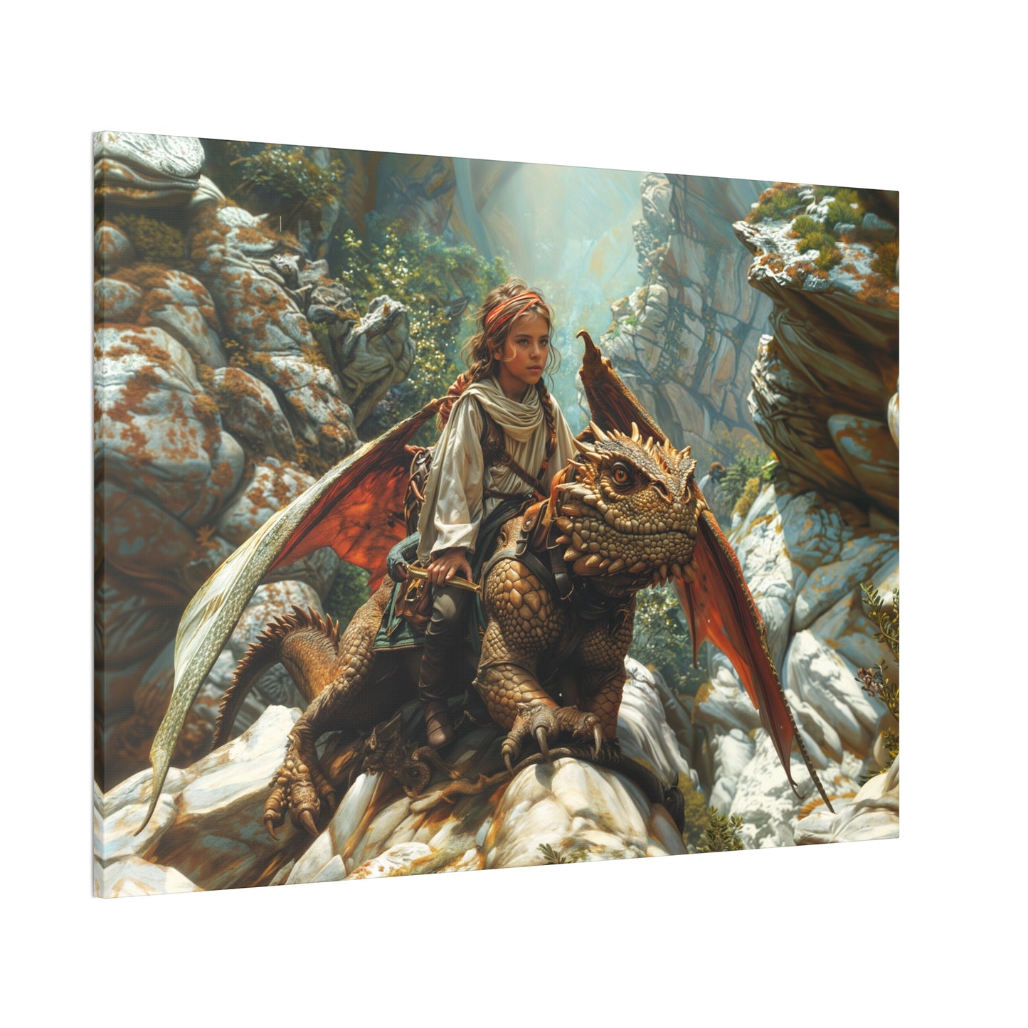 "The Dragon's Apprentice"  Canvas Stretched, 0.75" - Print