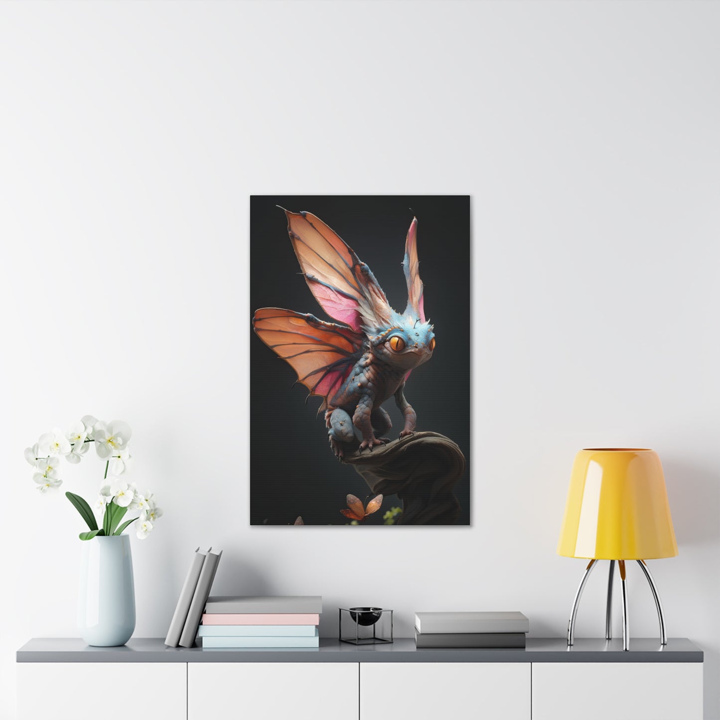 "Pixie Butterfly Bug" Canvas Stretched, 0.75" - Print