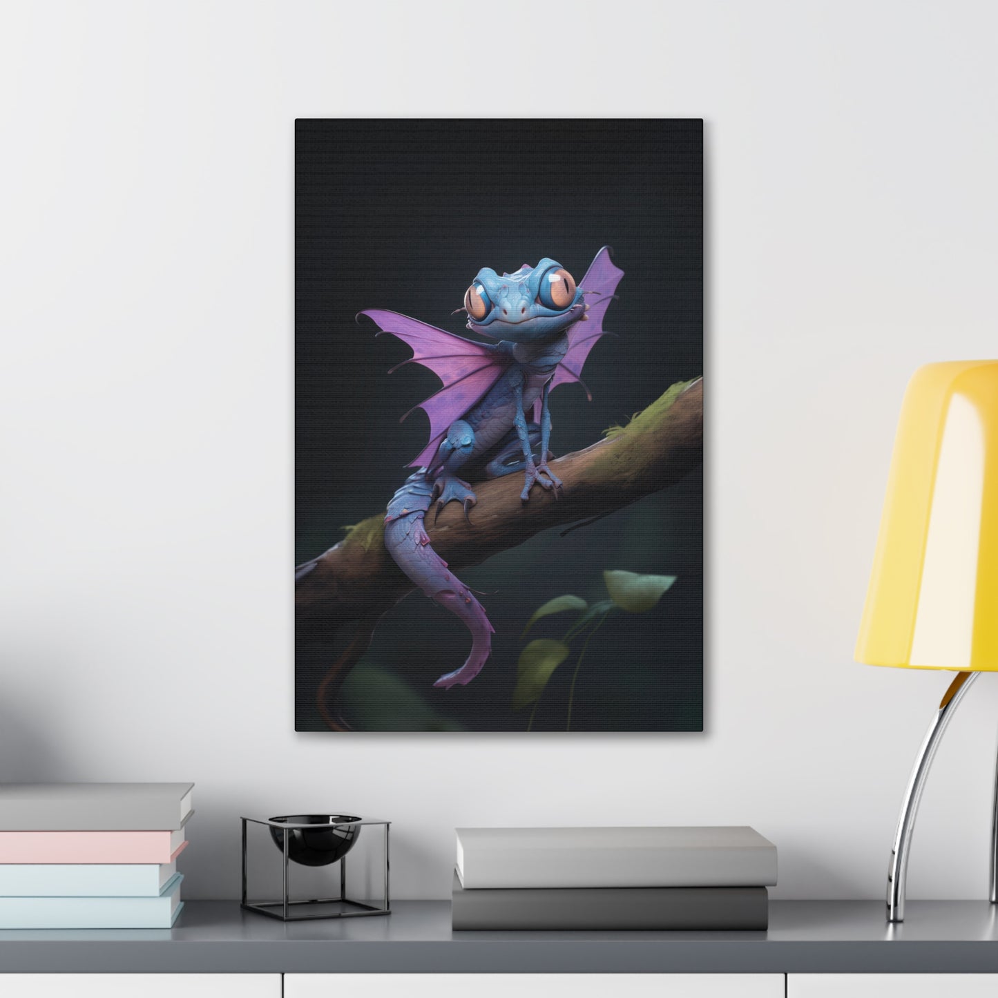 "Pixie Dragonfly" Canvas Stretched, 0.75" - Print