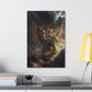 "Winged Fury of the Squirrel Rider!" Canvas Stretched, 0.75" - Print