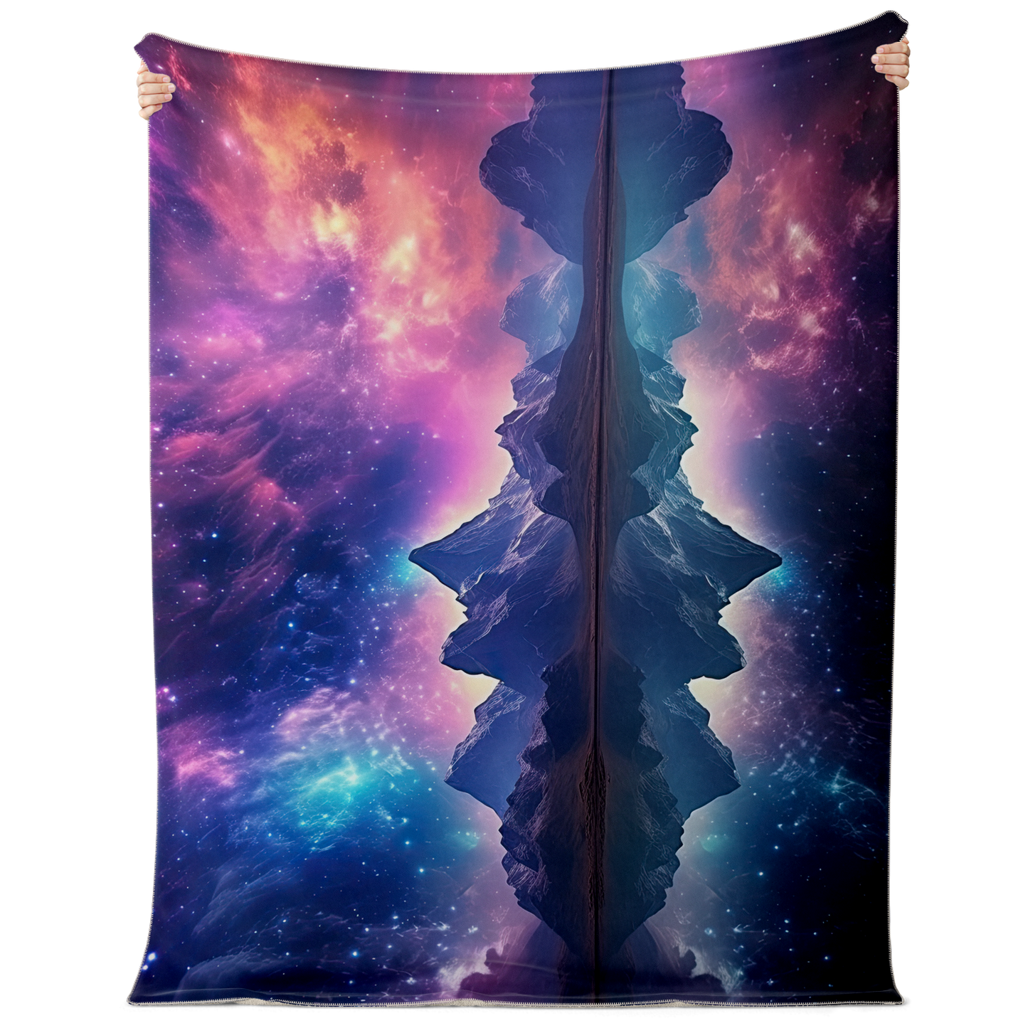 Space Holiday Premium Microfleece Blanket