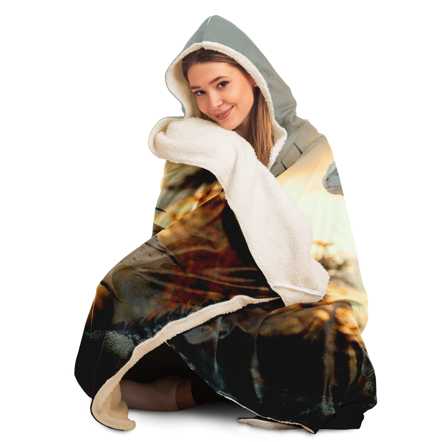 Dawnbringer Drake Hooded Blanket