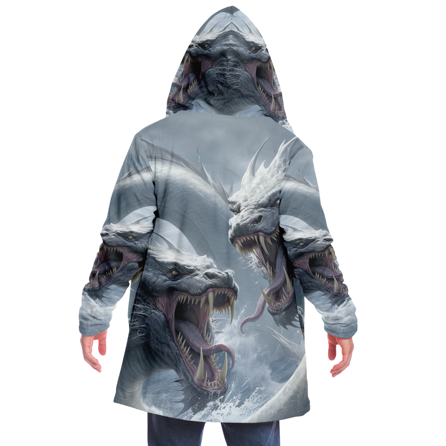 Hectic Hydra Microfleece Cloak - AOP