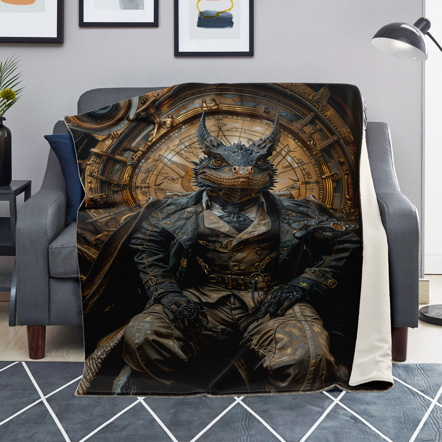 Time Dealer Premium Microfleece Blanket