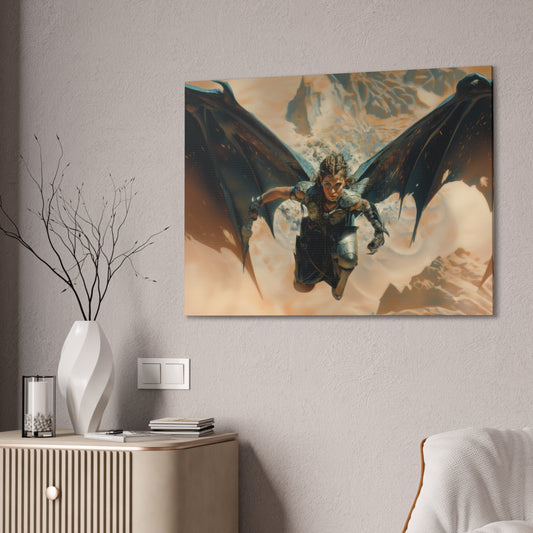 "Winged Revenge"  Canvas Stretched, 0.75" - Print