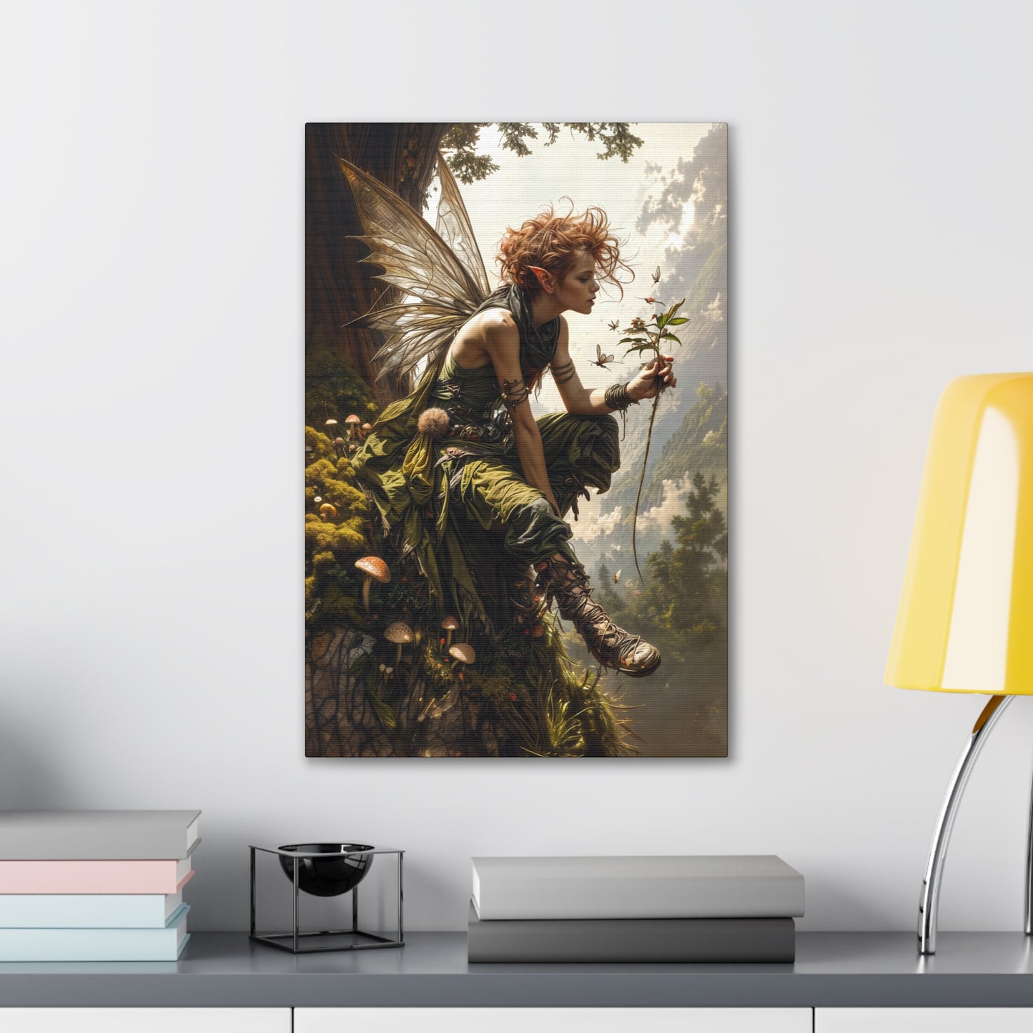 "The Woodland Muse" Canvas Stretched, 0.75" - Print