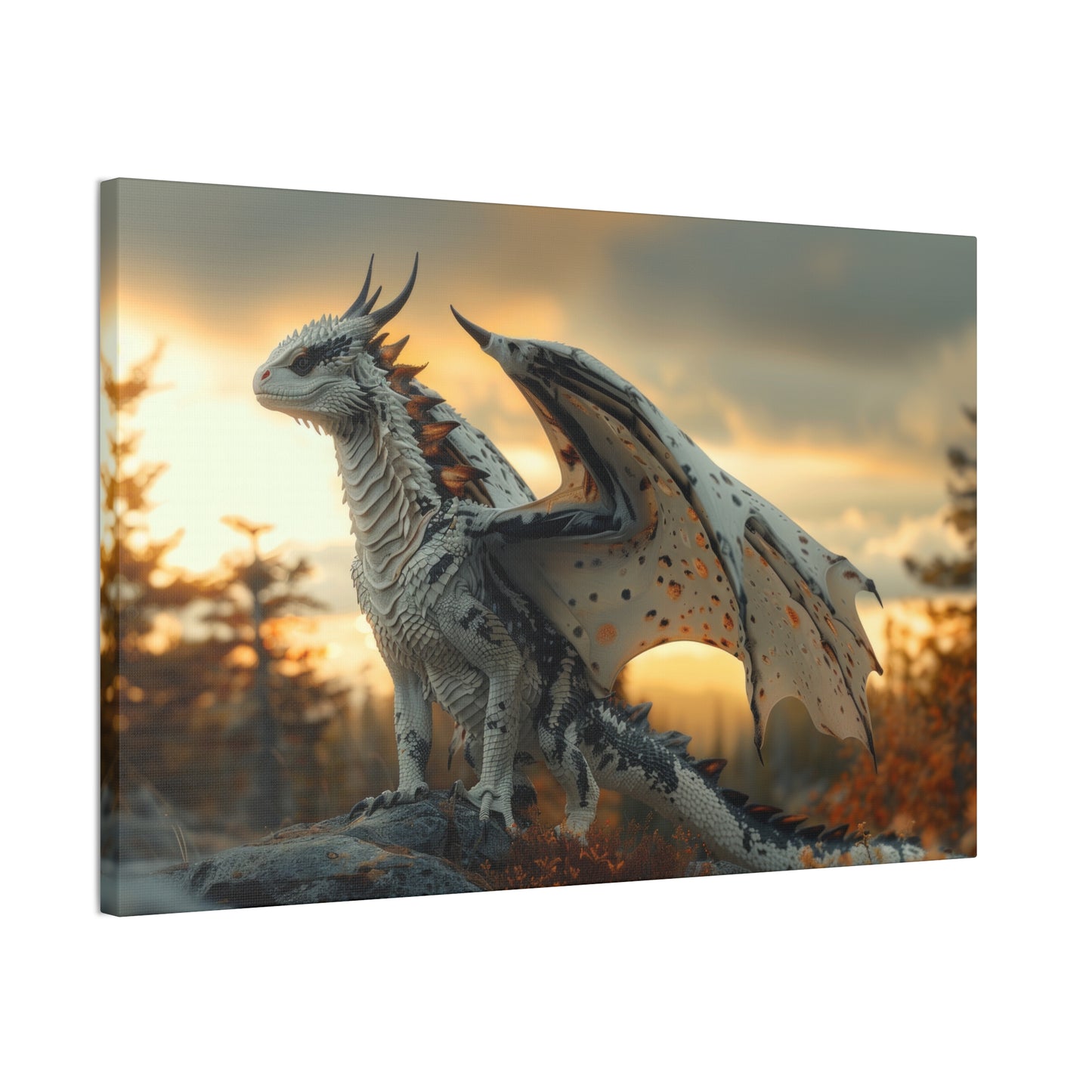 "Dawnbringer Drake"  Canvas Stretched, 0.75" - Print