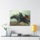 "Dragon Captain"  Canvas Stretched, 0.75" - Print