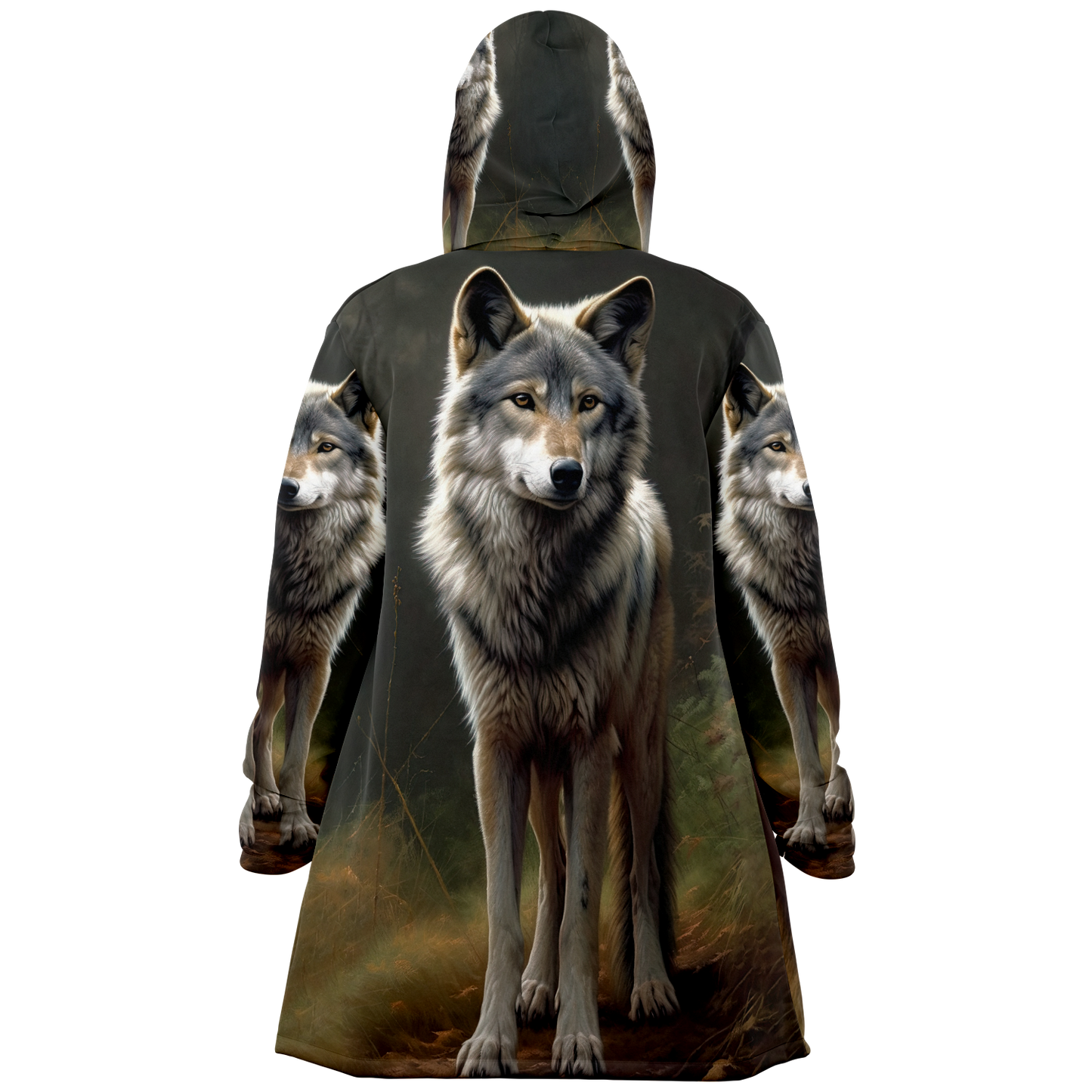 Spirit Wolf Microfleece Cloak