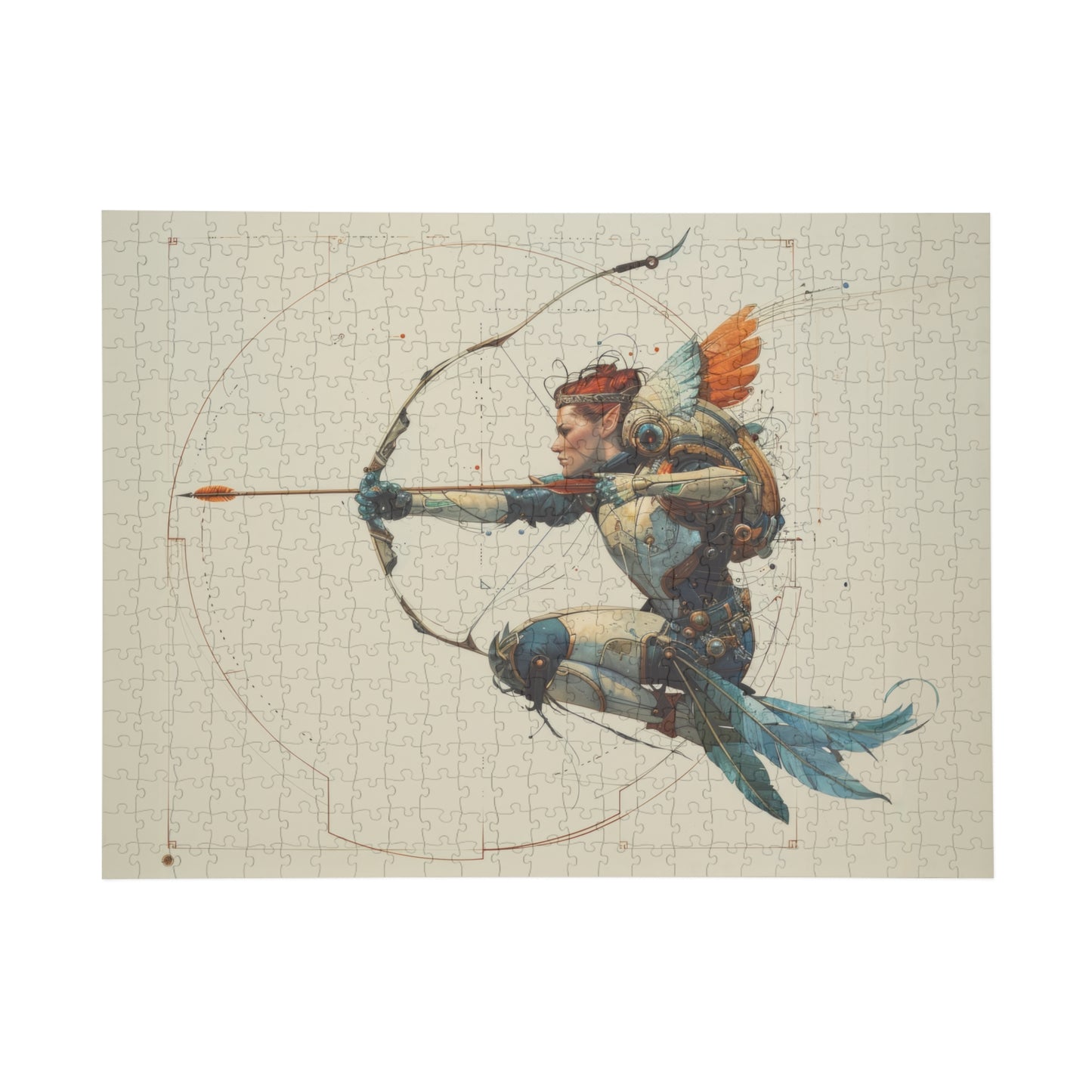 "Skyborne Archer" Puzzle (500, 1000-Piece)