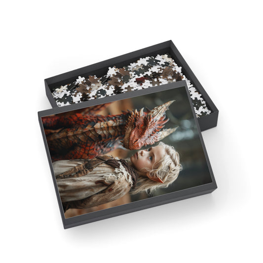 "Dragon Rider In Training" Puzzle (500, 1000-Piece)