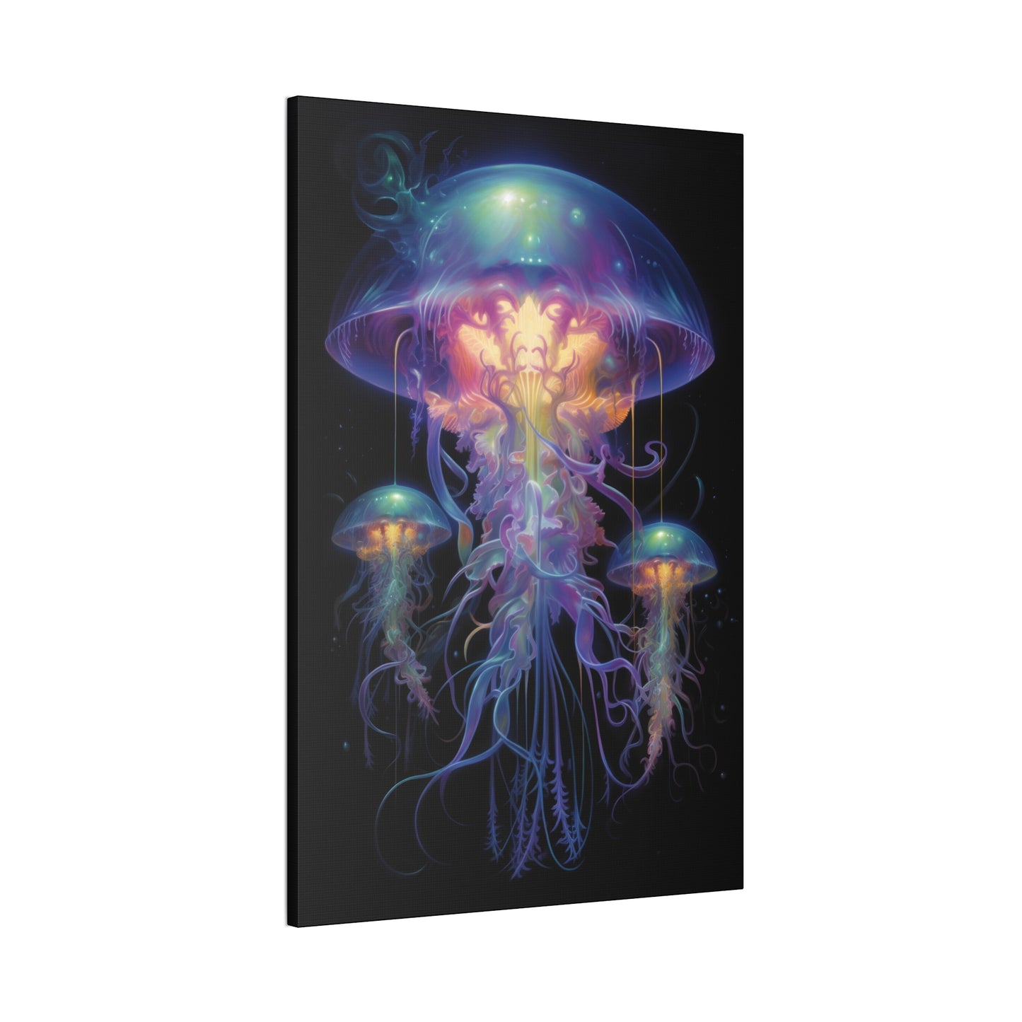 "Space Jellyfish 1" Canvas Stretched, 0.75" - Print