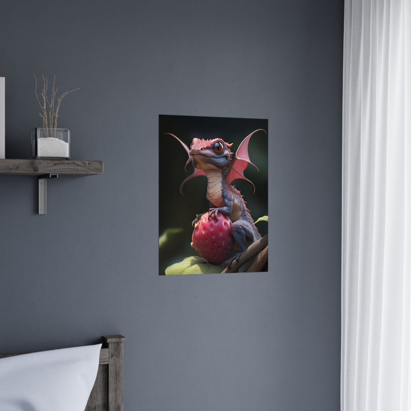 "Berry The Fairy Dragon" Poster - Print