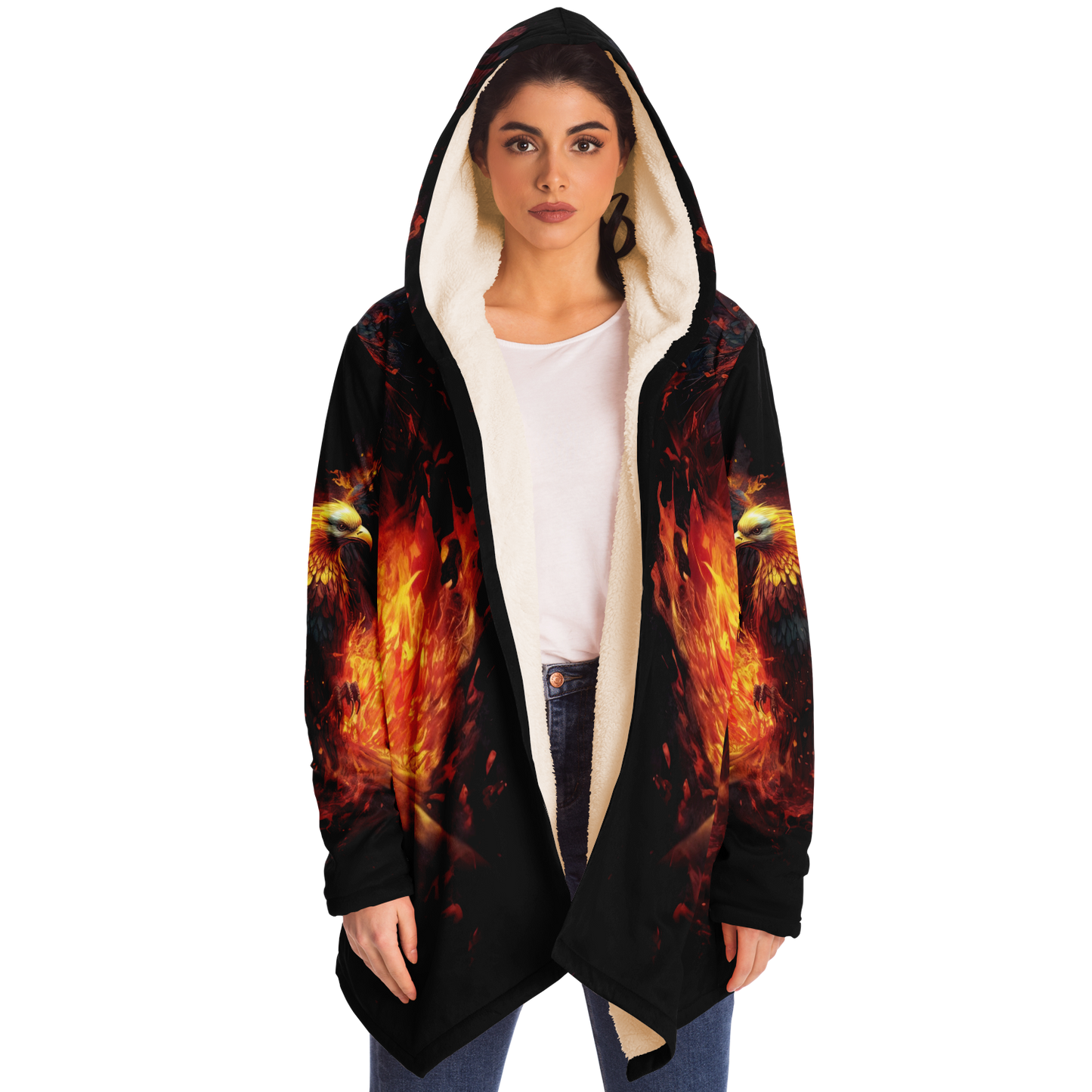 Phoenix Resurrection Microfleece Cloak