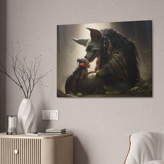 "Forest Elders And Fairytales"  Canvas Stretched, 0.75" - Print