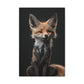 "Mr Sleek Fox" Canvas Stretched, 0.75" - Print