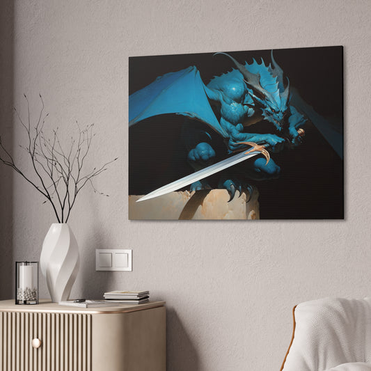 "Draconic Deceiver"  Canvas Stretched, 0.75" - Print