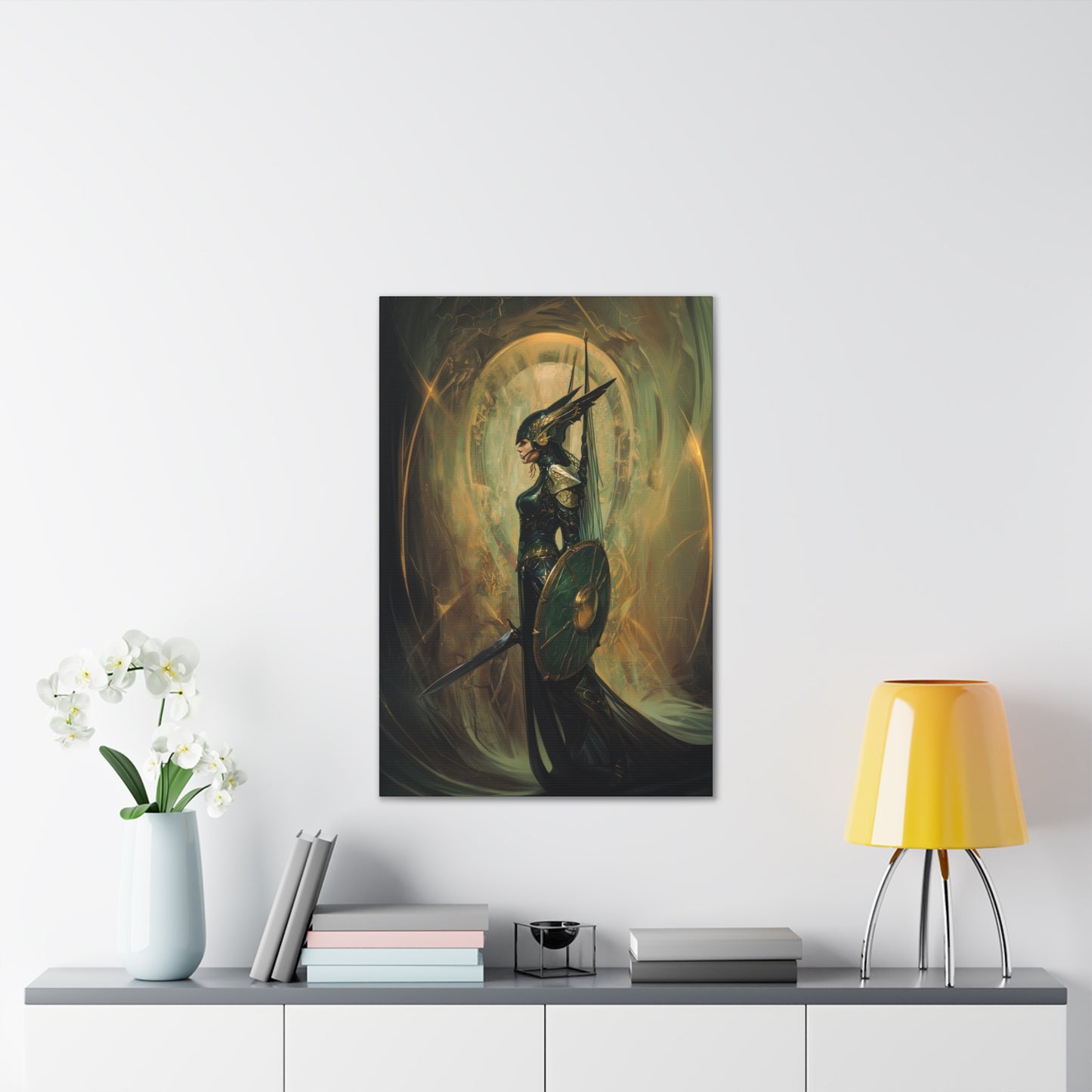 "Elite Elven Guardian" Canvas Stretched, 0.75" - Print