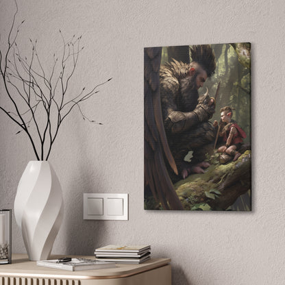 "SkyGuardian's Promise" Canvas Stretched, 0.75" - Print