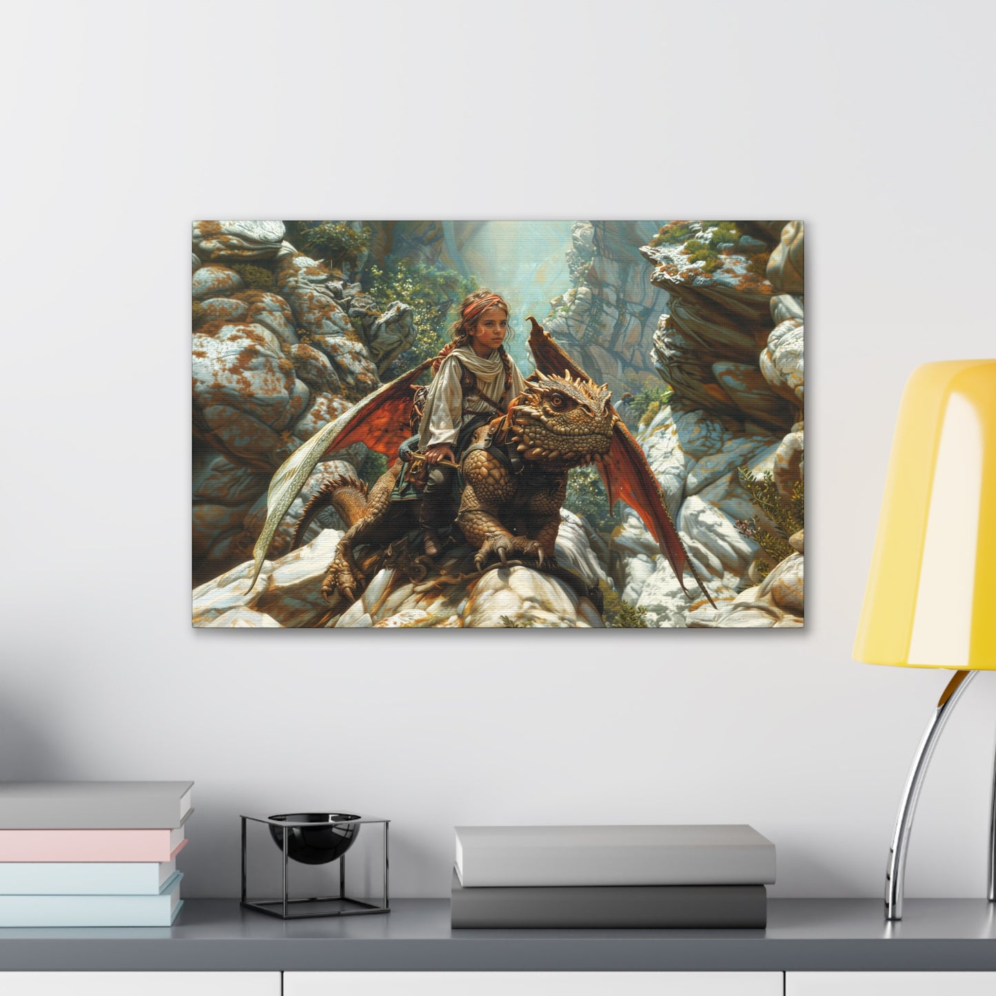 "The Dragon's Apprentice"  Canvas Stretched, 0.75" - Print