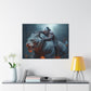 "Tiger Rider"  Canvas Stretched, 0.75" - Print